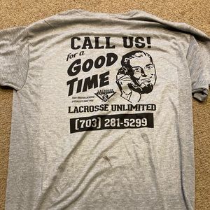 New Limited Edition Lacrosse Unlimited Men’s Tee